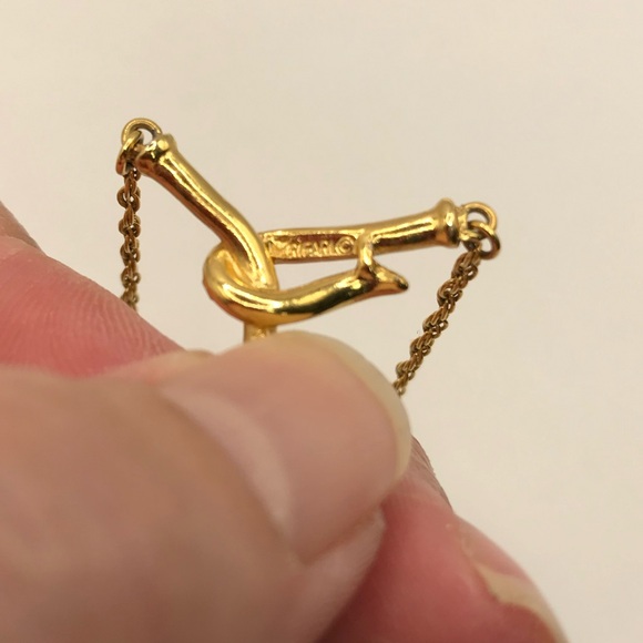 Trifari Gold-Tone & Tigers Eye Necklace and Earring Set - Picture 5 of 9